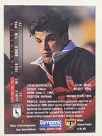 NRL 1996 Dynamic Series 1 Base Card #001 Steve Georgallis Western Suburbs Magpies Magpies