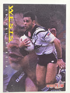 NRL 1996 Dynamic Series 1 Base Card #006 Cherry Mescia Western Suburbs Magpies Magpies