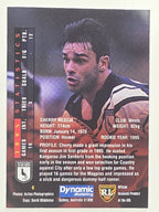NRL 1996 Dynamic Series 1 Base Card #006 Cherry Mescia Western Suburbs Magpies Magpies