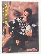 NRL 1996 Dynamic Series 1 Base Card #007 Brandon Pearson Western Suburbs Magpies Magpies