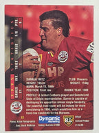 NRL 1996 Dynamic Series 1 Base Card #012 Darren Fritz Illawarra Steelers