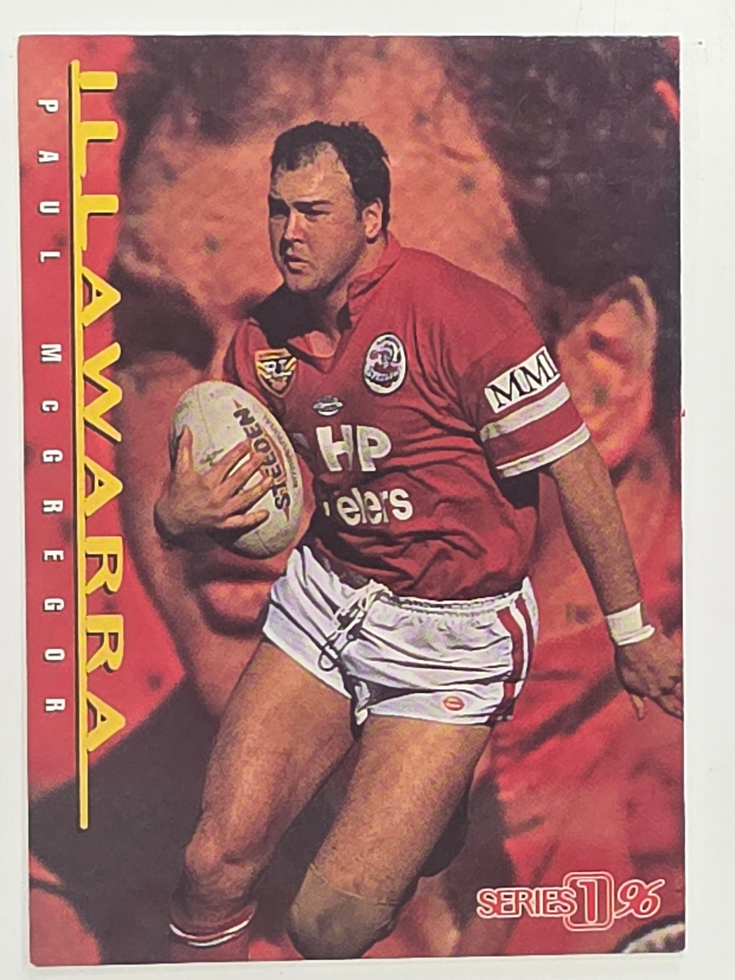 NRL 1996 Dynamic Series 1 Base Card #014 Paul McGregor Illawarra Steelers