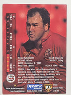 NRL 1996 Dynamic Series 1 Base Card #014 Paul McGregor Illawarra Steelers