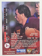 NRL 1996 Dynamic Series 1 Base Card #019 David Gillespie Manly Warringah Sea Eagles