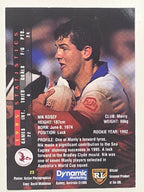 NRL 1996 Dynamic Series 1 Base Card #023 Nik Kosef Manly Warringah Sea Eagles
