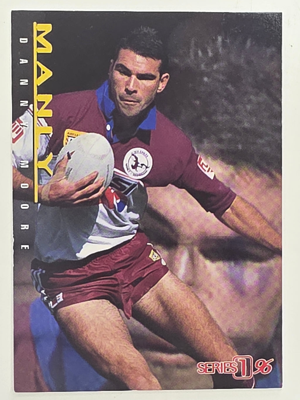 NRL 1996 Dynamic Series 1 Base Card #026 Danny Moore Manly Warringah Sea Eagles