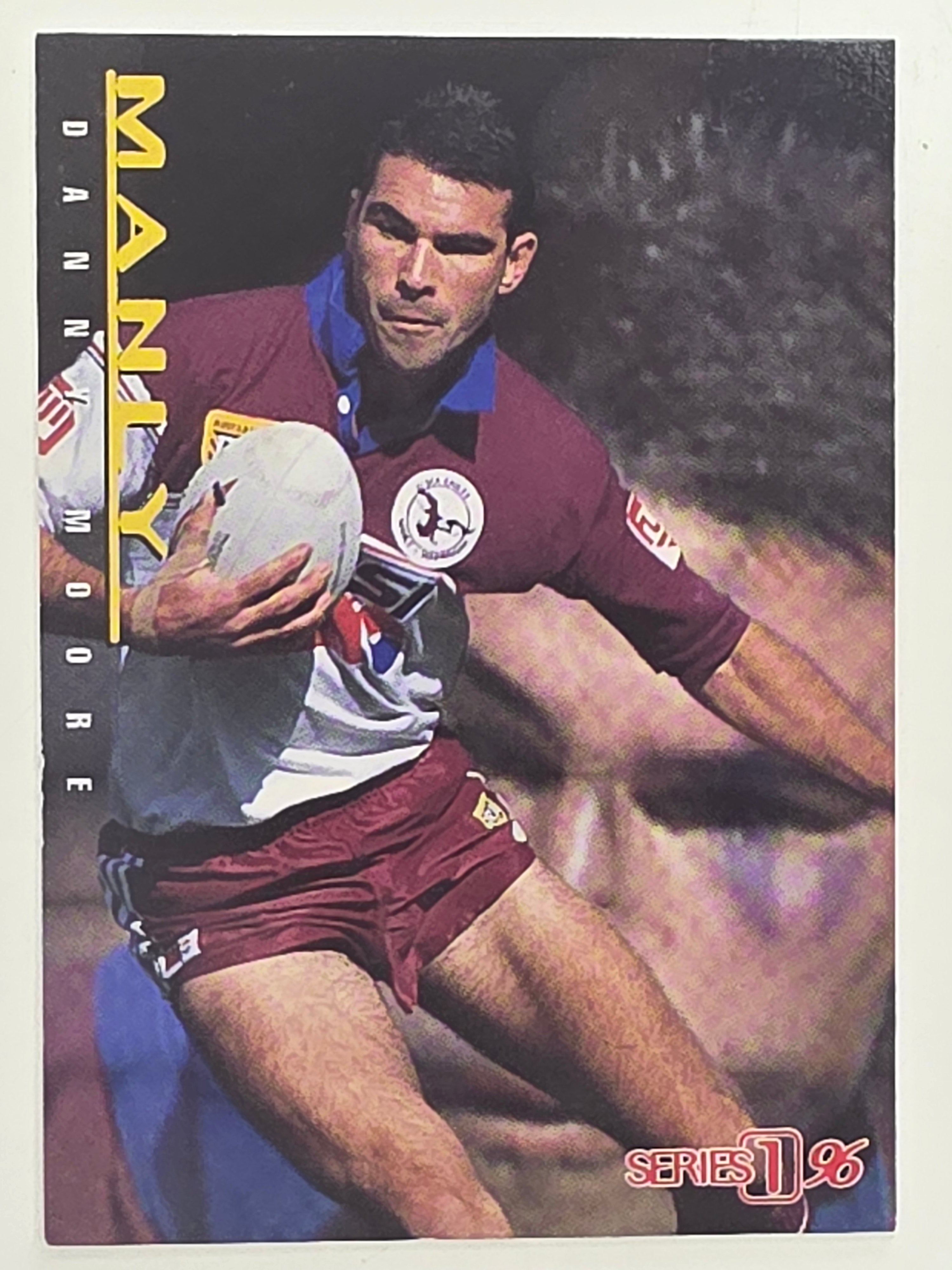 NRL 1996 Dynamic Series 1 Base Card #026 Danny Moore Manly Warringah Sea Eagles