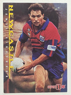 NRL 1996 Dynamic Series 1 Base Card #028 Jamie Ainscough Newcastle Knights