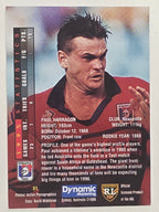 NRL 1996 Dynamic Series 1 Base Card #031 Paul Harragon Newcastle Knights