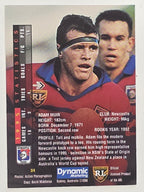 NRL 1996 Dynamic Series 1 Base Card #034 Adam Muir Newcastle Knights