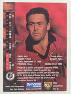 NRL 1996 Dynamic Series 1 Base Card #039 David Hall North Sydney Bears