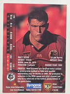 NRL 1996 Dynamic Series 1 Base Card #042 Matt Seers North Sydney Bears