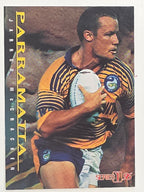 NRL 1996 Dynamic Series 1 Base Card #047 Jarrod McCracken Parramatta Eels