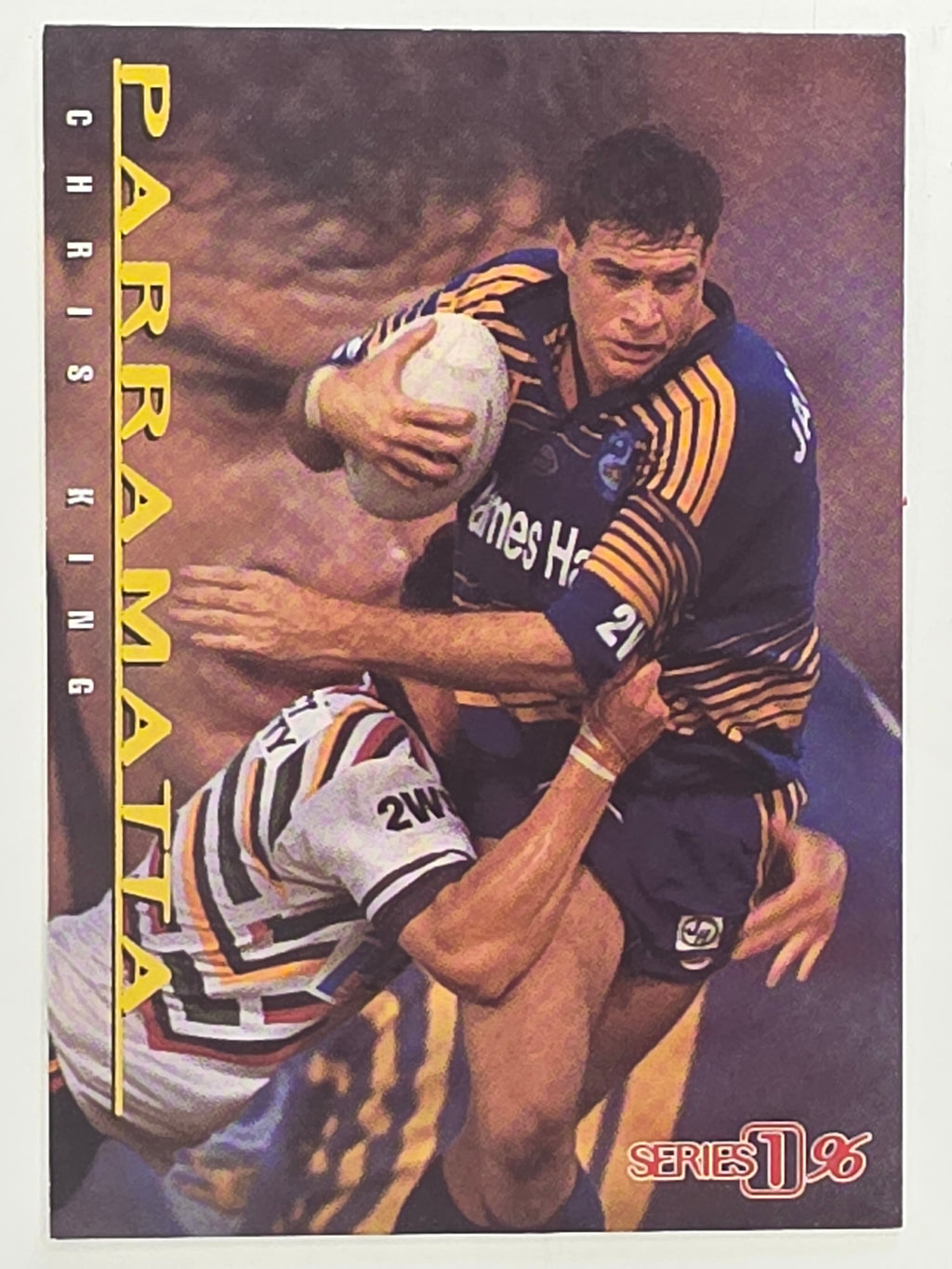 NRL 1996 Dynamic Series 1 Base Card #049 Chris King Parramatta Eels