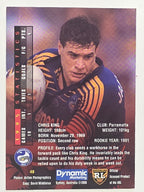NRL 1996 Dynamic Series 1 Base Card #049 Chris King Parramatta Eels