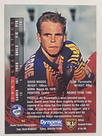 NRL 1996 Dynamic Series 1 Base Card #054 David Wood Parramatta Eels