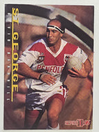 NRL 1996 Dynamic Series 1 Base Card #055 David Barnhill St George Dragons