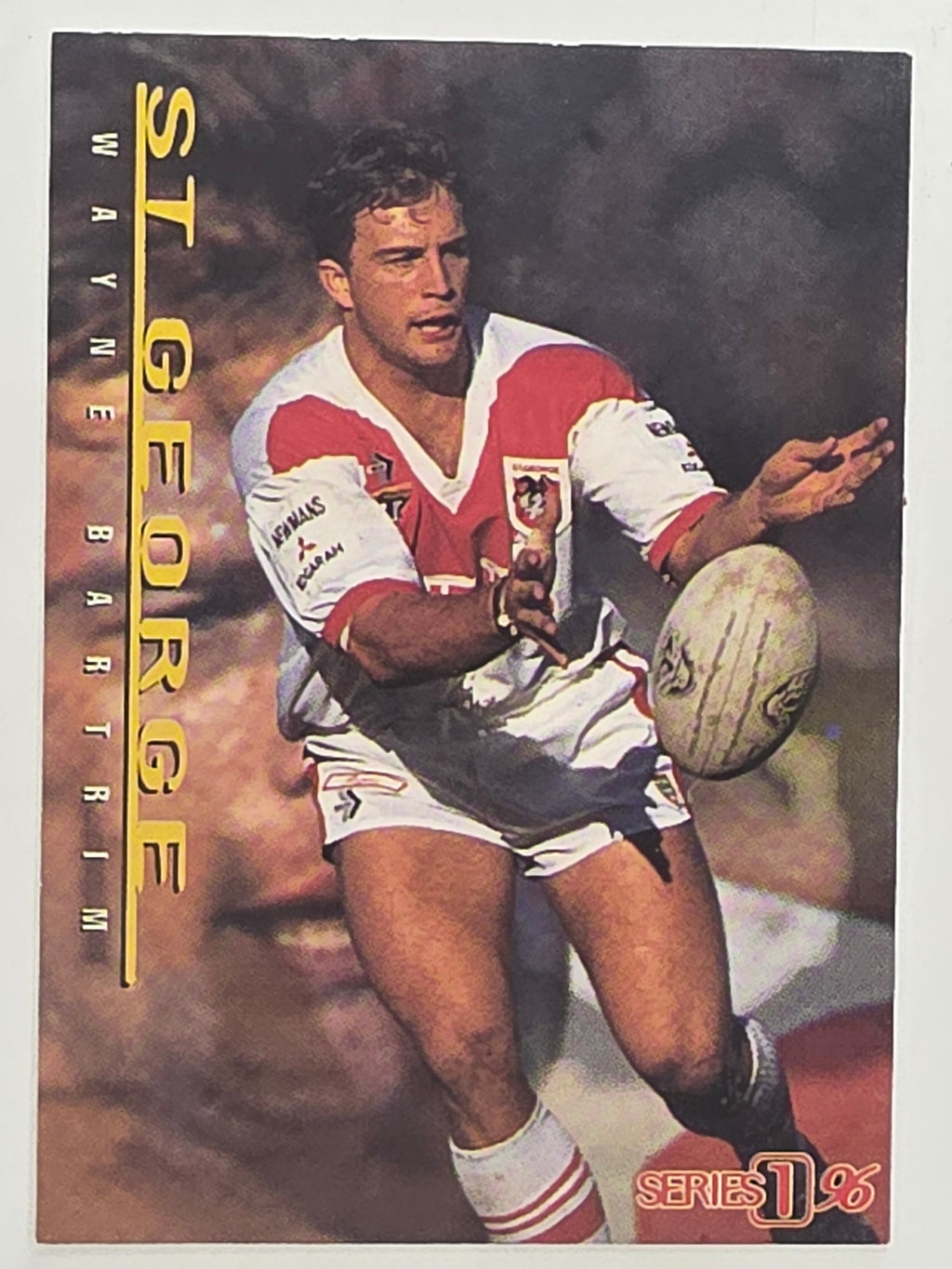 NRL 1996 Dynamic Series 1 Base Card #056 Wayne Bartrim St George Dragons