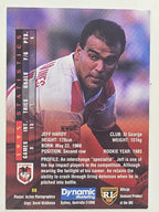 NRL 1996 Dynamic Series 1 Base Card #059 Jeff Hardy St George Dragons