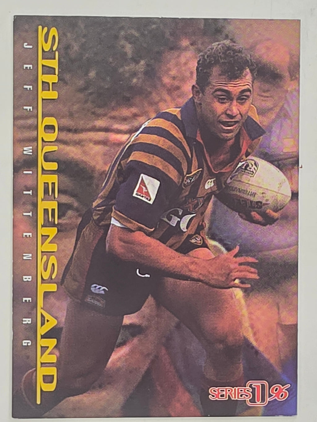 NRL 1996 Dynamic Series 1 Base Card #072 Jeff Wittenberg South Queensland Crushers