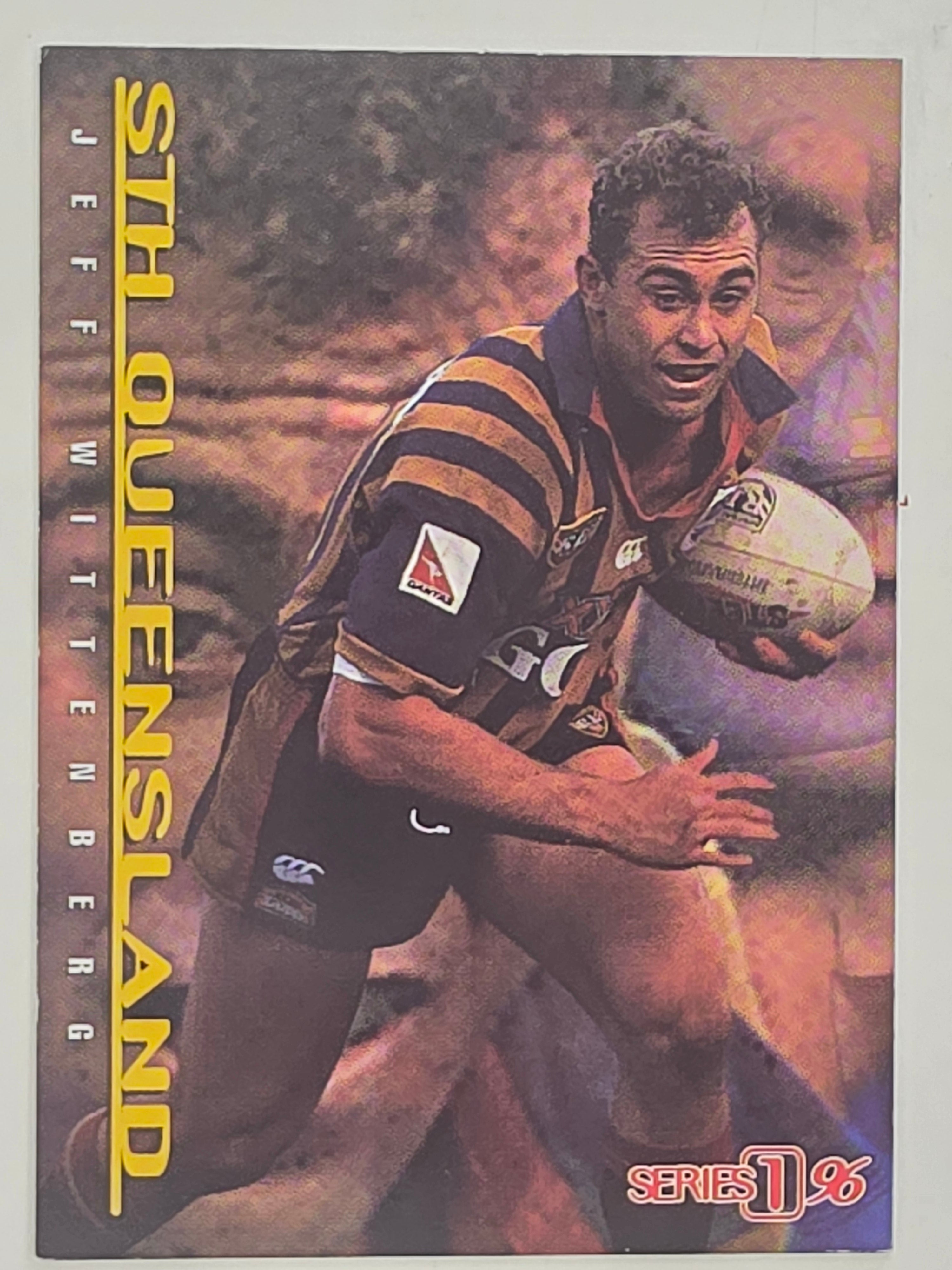 NRL 1996 Dynamic Series 1 Base Card #072 Jeff Wittenberg South Queensland Crushers