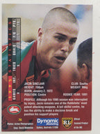 NRL 1996 Dynamic Series 1 Base Card #076 Jacin Sinclair South Sydney Rabbitohs