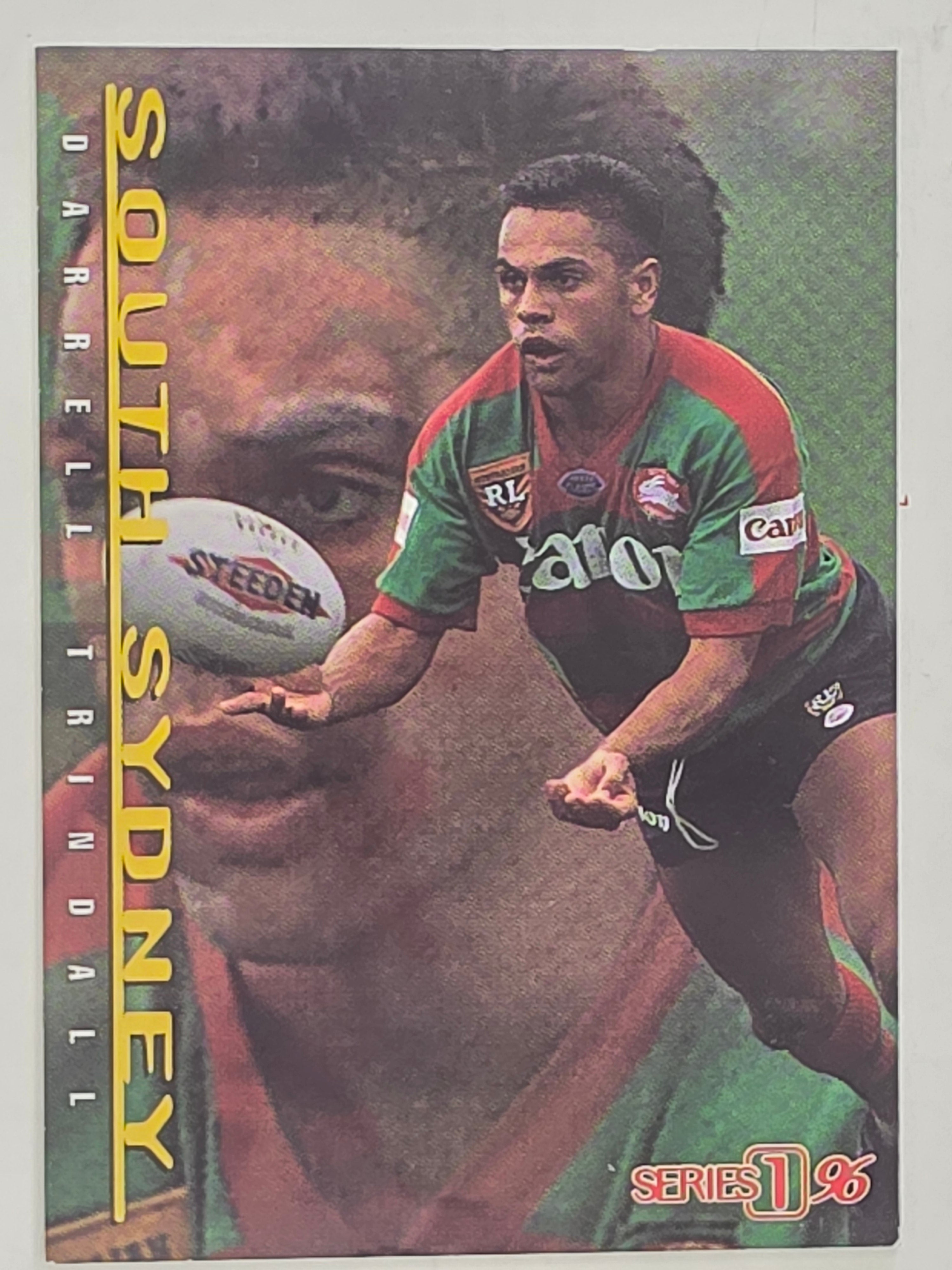 NRL 1996 Dynamic Series 1 Base Card #081 Darrell Trindall South Sydney Rabbitohs
