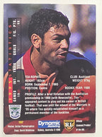 NRL 1996 Dynamic Series 1 Base Card #107 Tea Roparti Auckland Warriors
