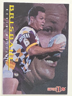 NRL 1996 Dynamic Series 1 Base Card #110 Kevin Walters Brisbane Broncos