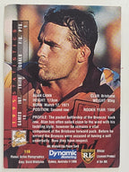 NRL 1996 Dynamic Series 1 Base Card #115 Alan Cann Brisbane Broncos