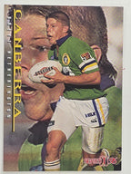 NRL 1996 Dynamic Series 1 Base Card #122 Brett Hetherington Canberra Raiders