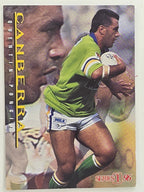NRL 1996 Dynamic Series 1 Base Card #124 Quentin Pongia Canberra Raiders