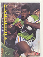 NRL 1996 Dynamic Series 1 Base Card #126 Ken Nagas Canberra Raiders