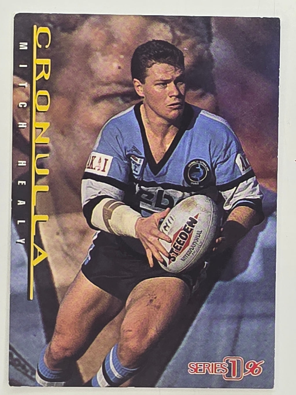 NRL 1996 Dynamic Series 1 Base Card #133 Mitch Healey Cronulla Sutherland Sharks