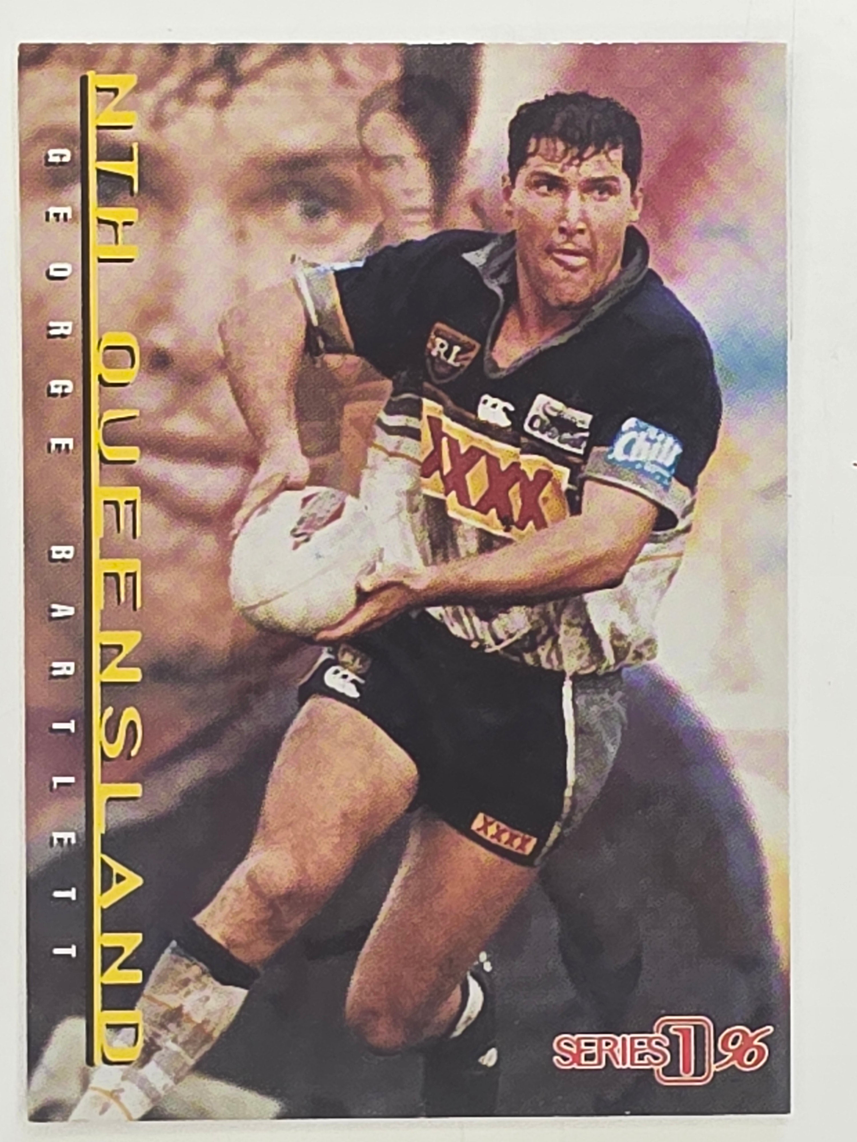 NRL 1996 Dynamic Series 1 Base Card #154 George Bartlett North Queensland Cowboys