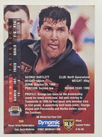 NRL 1996 Dynamic Series 1 Base Card #154 George Bartlett North Queensland Cowboys