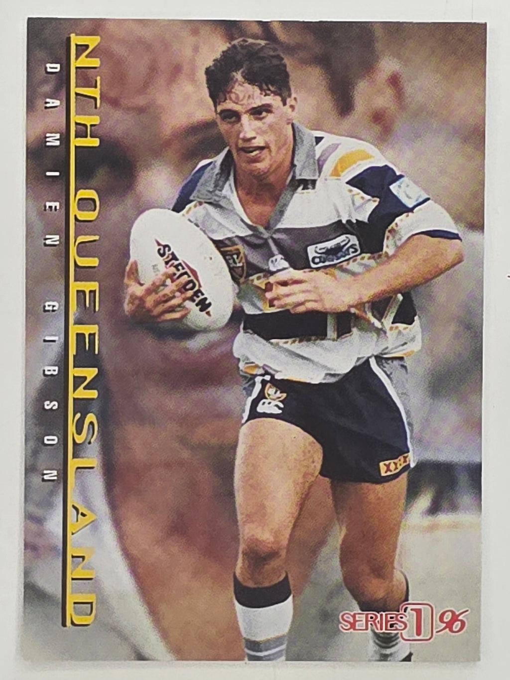 NRL 1996 Dynamic Series 1 Base Card #155 Damien Gibson North Queensland Cowboys