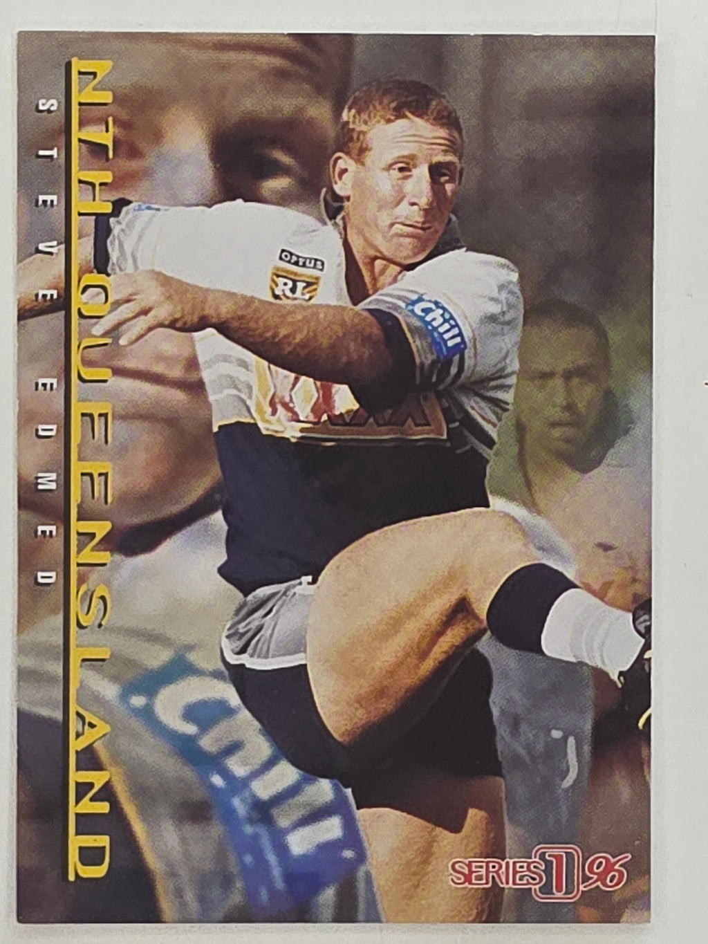 NRL 1996 Dynamic Series 1 Base Card #156 Steve Edmed North Queensland Cowboys