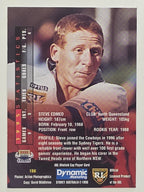 NRL 1996 Dynamic Series 1 Base Card #156 Steve Edmed North Queensland Cowboys