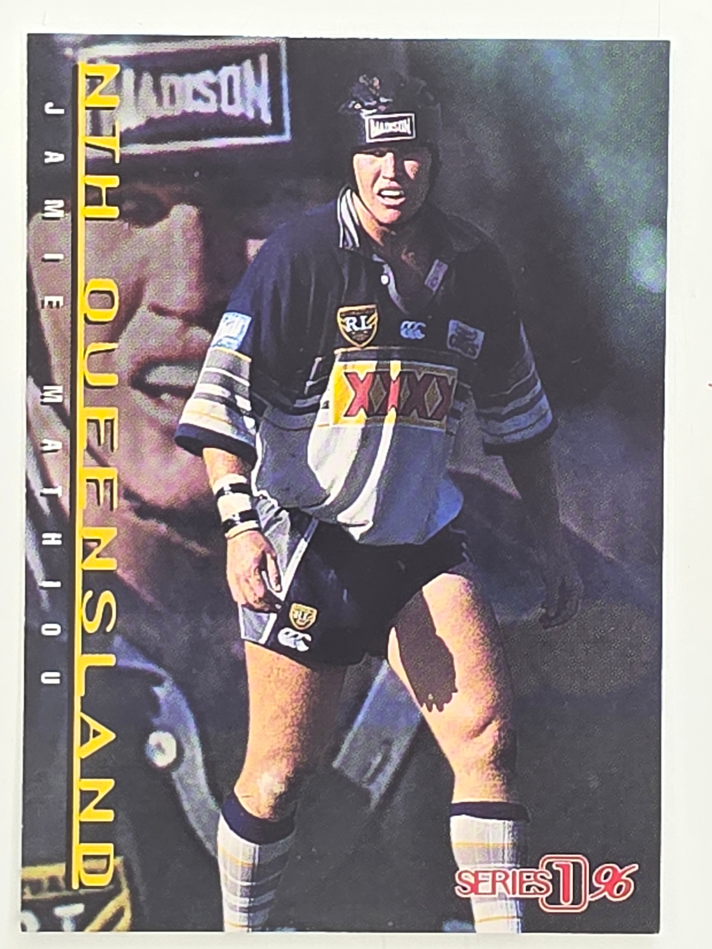 NRL 1996 Dynamic Series 1 Base Card #158 Jamie Mathiou North Queensland Cowboys