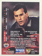 NRL 1996 Dynamic Series 1 Base Card #159 Dean Schifilliti North Queensland Cowboys