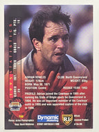 NRL 1996 Dynamic Series 1 Base Card #160 Adrian Vowles North Queensland Cowboys