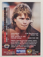 NRL 1996 Dynamic Series 1 Base Card #161 Jason Martin North Queensland Cowboys