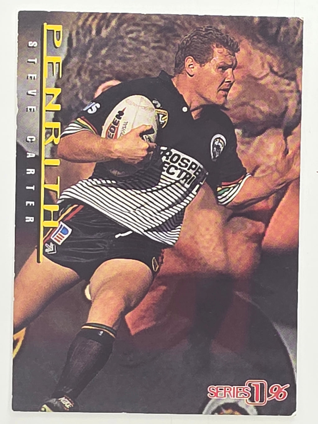 NRL 1996 Dynamic Series 1 Base Card #163 Steve Carter Penrith Panthers
