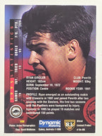 NRL 1996 Dynamic Series 1 Base Card #169 Ryan Girdler Penrith Panthers