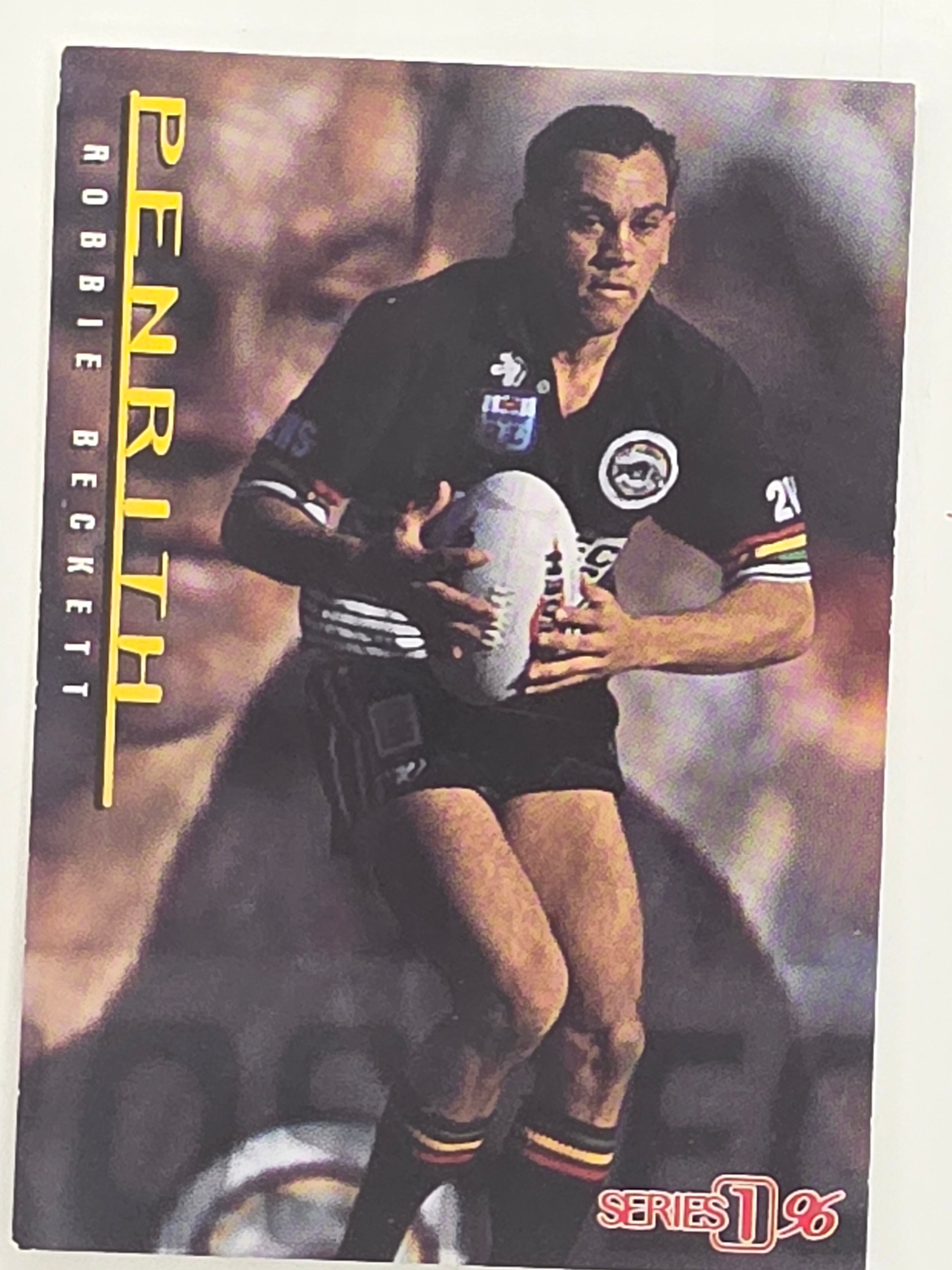 NRL 1996 Dynamic Series 1 Base Card #170 Robbie Beckett Penrith Panthers