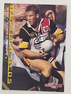 NRL 1996 Dynamic Series 1 Base Card #179 Brett Goldspinks Western Reds