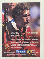 NRL 1996 Dynamic Series 1 Base Card #180 Chris Ryan Western Reds