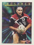 NRL 1996 Dynamic Series 1 Base Card #F5 Ben Ikin Brisbane Broncos