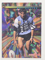 NRL 1996 Dynamic Series 1 Base Card #F16 Mat Rogers Cronulla Sutherland Sharks